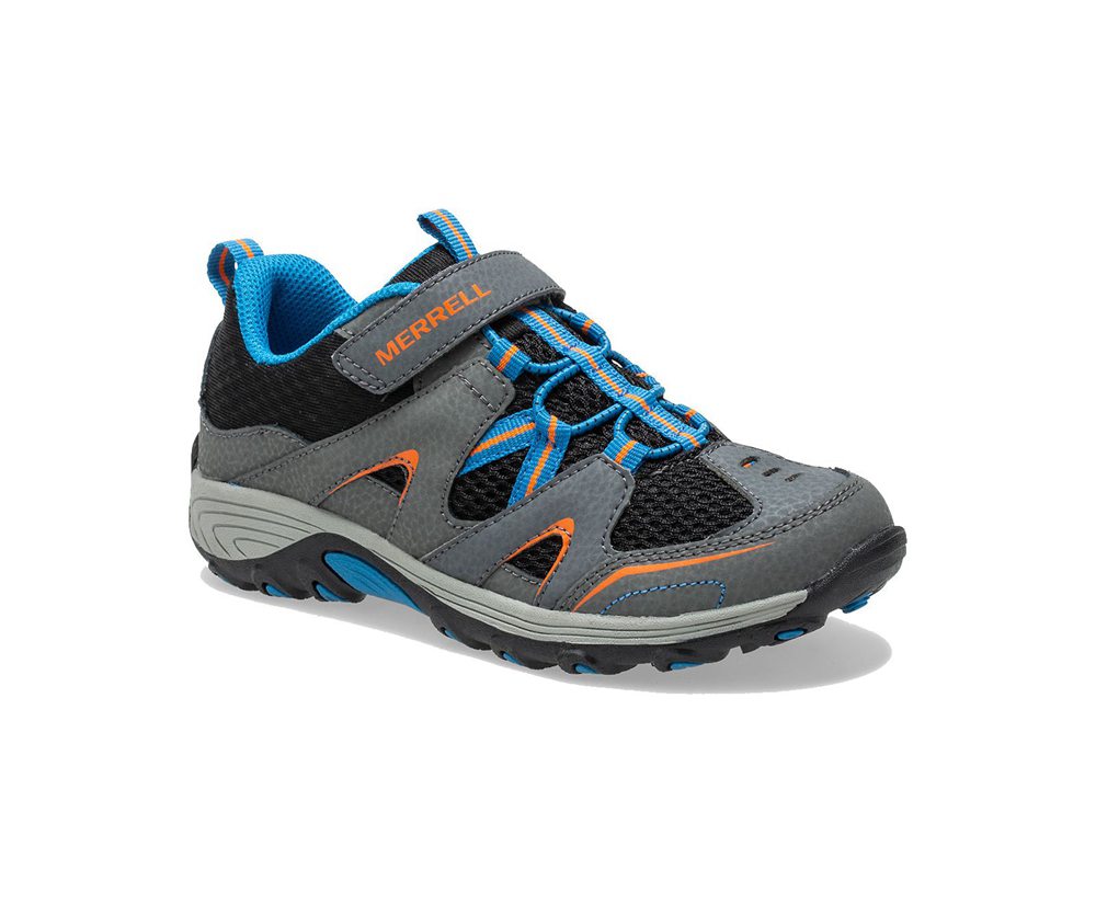 Buty Trekkingowe Merrell Dziecięce Szare/Czarne - Trail Chaser - 350629-PKB